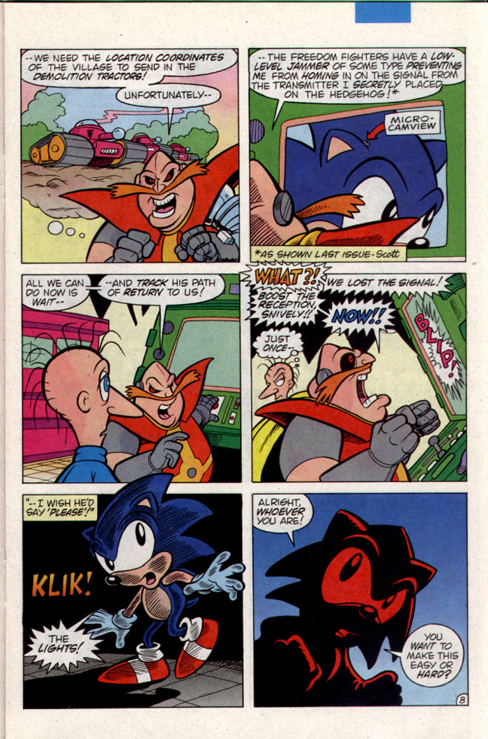 Sonic - Archie Adventure Series November 1995 Page 8